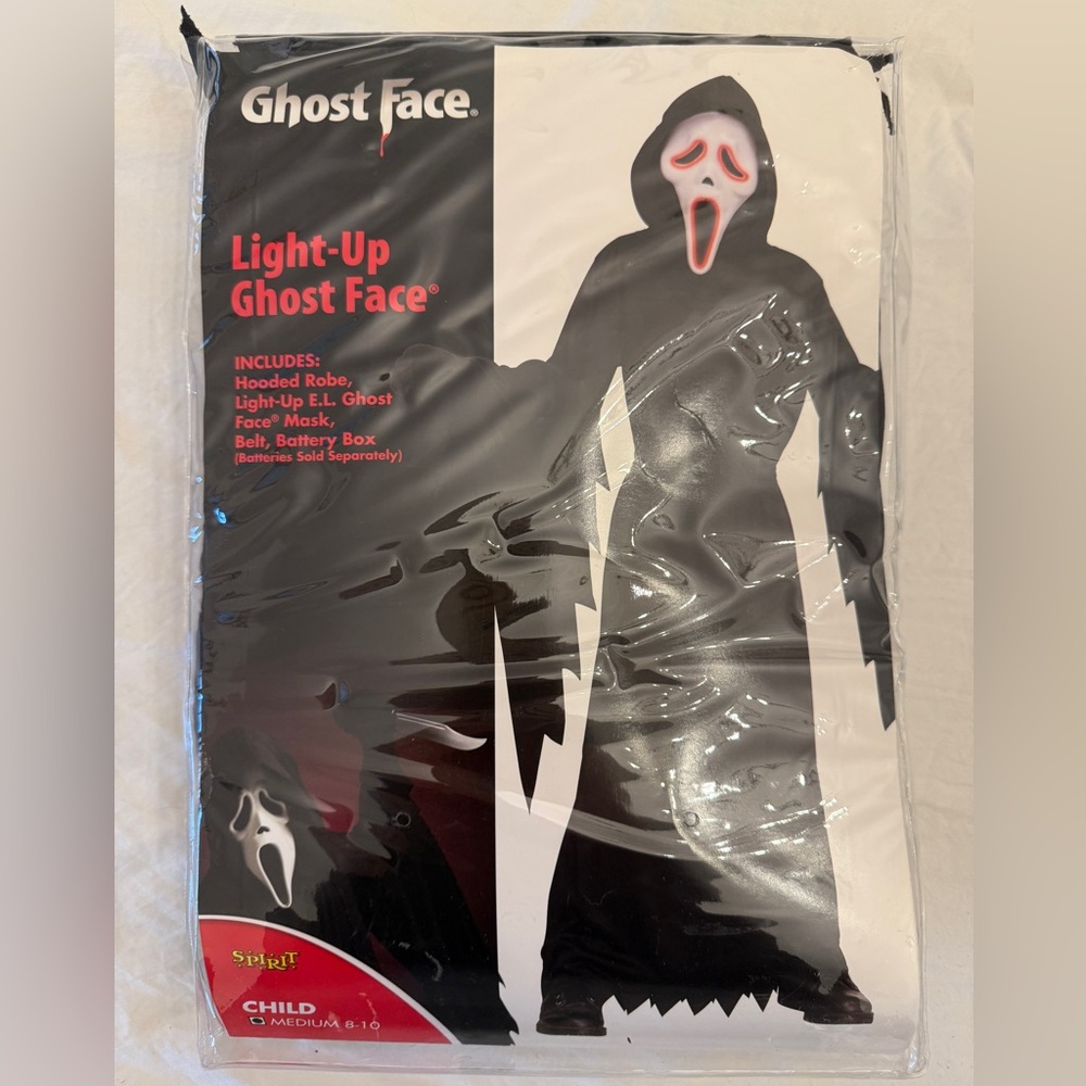 Light-Up Ghost Face Costume